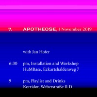 7. Apotheose, 01 November 2019, talk with Jan Hofer by HuMBase