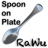 Spoon on Plate by RaWu