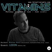 EXCLUSIVE 2hrs live-set on I B I Z A   L I V E   R A D I O  on MOTOE HAUS' show: VITAMINS by LEEON (NL)