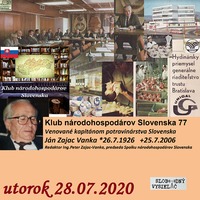 Klub národohospodárov  Slovenska 77 - 2020-07-28 Venované kapitánom potravináskeho priemyslu Slovenska by Slobodný Vysielač
