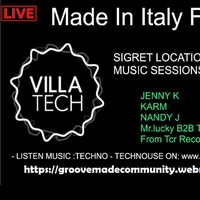 VILLA TECH NAPLES PRESENT STREAMING  SHOWCASE (on air 24/7 100% Techno) by Villa Tech  Naples Made In Italy